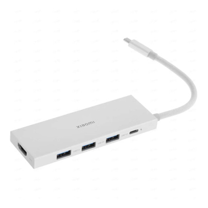USB-хаб Xiaomi Type-C 5в1 3USB/1USB-C/HDMI (XMDS05YM) Белый