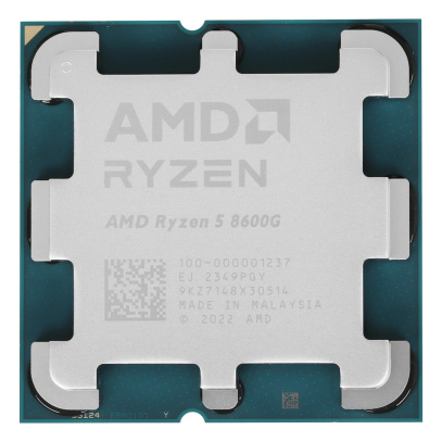 Процессор AMD Ryzen 5 8600G, 4.30 ГГц (Turbo 5.00 ГГц), AM5, OEM (100-000001237)