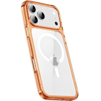 Чехол для iPhone 17 Pro Max  Gurdini Alba Series Protective with Magsafe Orange , Оранжевый