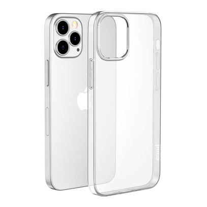 Чехол hoco. Силиконовый ультратонкий для Apple iPhone 12 Pro Max White, белый