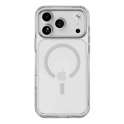 Чехол для iPhone 17 Pro hoco Magnetic Smartphone CASE, Прозрачный