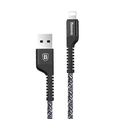USB кабель Baseus Confidant Anti-break Cable разъём Lightning Черный