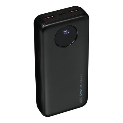 Внешний аккумулятор Deppa 20000mAh NRG Turbo V4c Чёрный