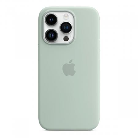 Чехол Silicone Case MagSafe для Apple iPhone 14 Pro Зеленый