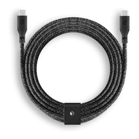 Кабель Type-C - Type-C uBear Trend 140W 2,4м Чёрный