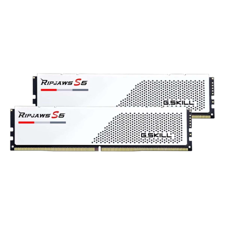 Оперативная память G.SKILL Ripjaws S5 (F5 5200J4040A48GX2 RS5W) DDR5 96GB 5200MHz CL40 UDIMM 2x48GB RGB White