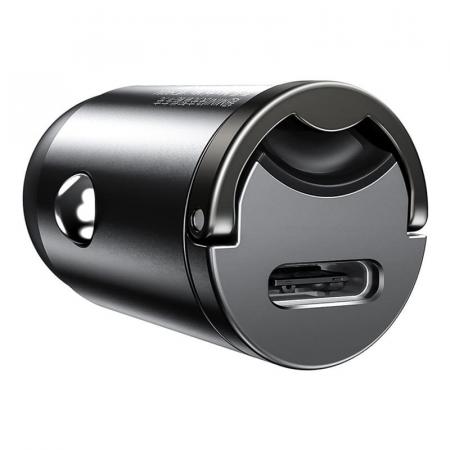 АЗУ Baseus 2 USB Fast Charger 30W Type-C Port Tiny Star Mini PPS (VCHX-B0G) Черный