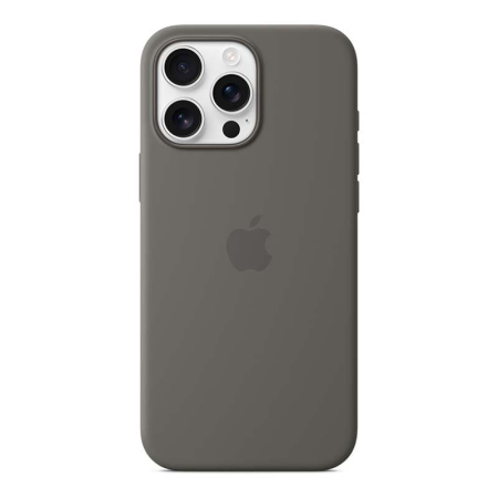 Чехол для iPhone 16 Pro Max с MagSafe Silicone Case Серый