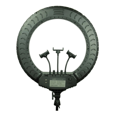 Кольцевая лампа 53 см с пультом д/у, тремя держателями телефона (RL-21)