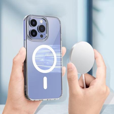 Чехол для iPhone 15 Pro Max с Magsafe Mutural Jingtou Series Прозрачный