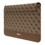 Чехол Guess для ноутбуков 13"/14" Sleeve 4G Bottom stripe Metal logo (GUCS14PS4SGW) Коричневый
