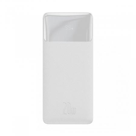 Внешний аккумулятор Baseus 30000mAh Bipow Digital Display PoВтer Bank 20Вт PPDML-N02 (PPBD30K) Белый