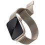 Ремешок UNIQ для Apple Watch 45/44/42 мм Dante Strap Mesh Steel (45MM-DANSLGT) Starlight