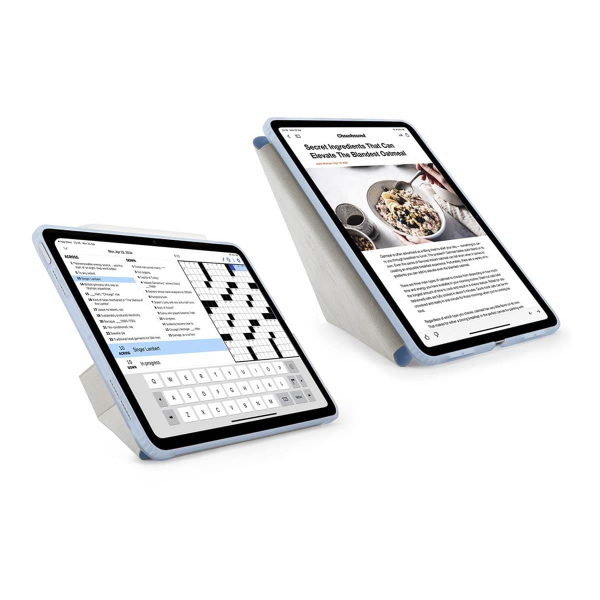 Чехол книжка для iPad Air 13"/Pro 12,9* 3/4/5/6 gen Gurdini Origami Case Голубой