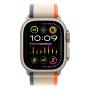 Apple Watch Ultra 2 (2023), 49 мм корпус из титана цвета «Natural», ремешок Trail Loop размера S/M цвета «Orange/Beige»