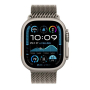 Apple Watch Ultra 2 (2024), 49 мм корпус из титана цвета «Natural», ремешок Titanium Milanese Loop размера S цвета «Natural»