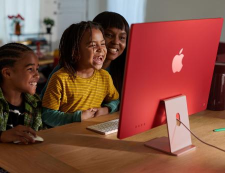 Apple iMac 24" (M3, 8C CPU, 10C GPU, 2023) Retina 4,5K, 8Gb, 512Gb SSD (MQRY3) Purple, фиолетовый
