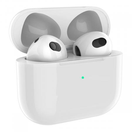 Беспроводные наушники с микрофоном Deppa Air Nova, TWS, BT 5.1, 300 мАч, QI (44192) Белый