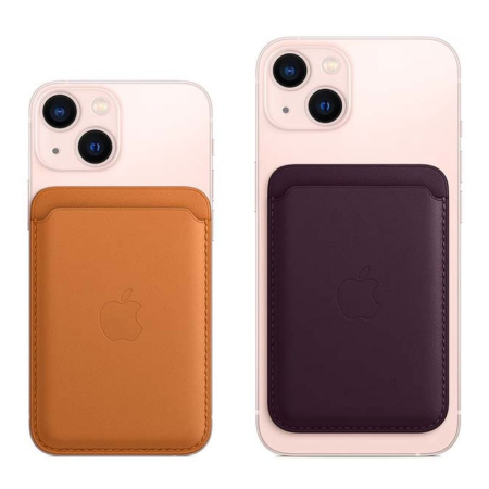 Чехол-бумажник Apple MagSafe для iPhone Titanium Grey, серый