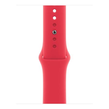 Apple Watch Series 9, 41 мм корпус из алюминия цвета (PRODUCT)RED™, ремешок Sport Band размера S/M цвета «Red»