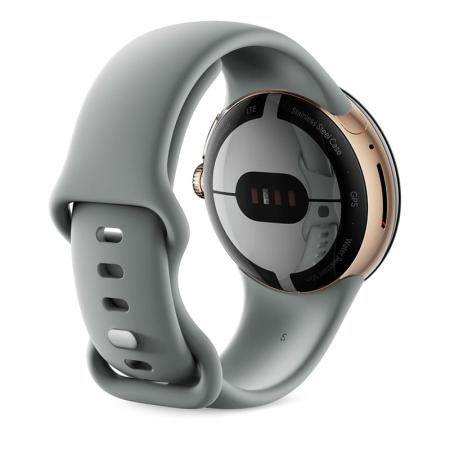 Часы Pixel Watch, 41 мм, LTE + Wi-Fi, Champagne Gold/Hazel, золотой