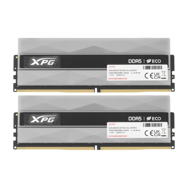 Оперативная память ADATA AX5U6000C3016G DCLANRSG DDR5 32GB 6000MHz CL30 UDIMM 2x16GB RGB