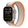 Apple Watch Ultra 2 (2023), 49 мм корпус из титана цвета «Natural», ремешок Trail Loop размера S/M цвета «Orange/Beige»