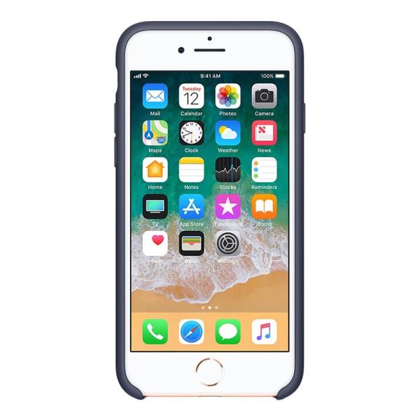 Чехол Silicone Case для Apple iPhone 7/8/SE (2020) Dark Blue, темно-синий