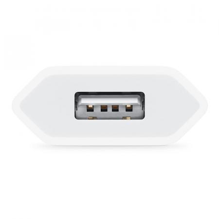 Зарядное устройство Power Adapter для iPod и iPhone 5Вт (MD813ZM) Белый