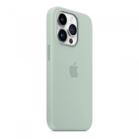 Чехол Silicone Case MagSafe для Apple iPhone 14 Pro Зеленый